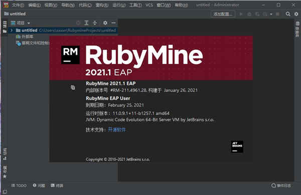 JetBrains RubyMine 2021 v2021.1ƽ