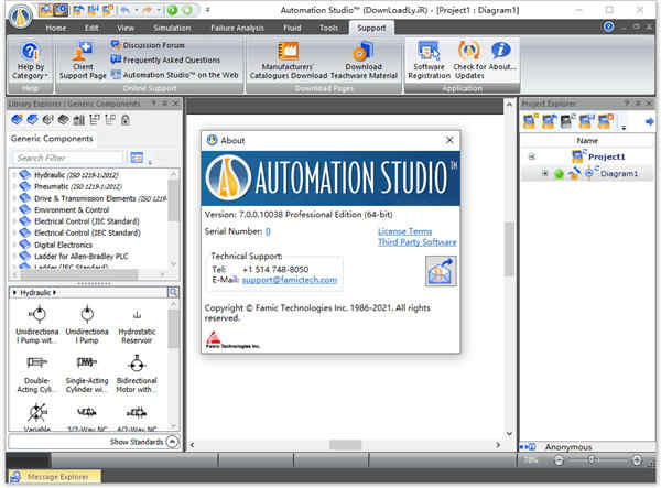 automation studio7.0中文破解版下载 v7.0附注册机