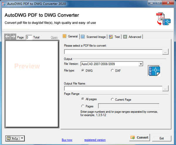 AutoDWG PDF to DWG Converter 2020ƽ v4.01pdfתdwgת