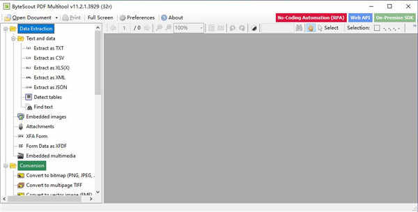 ByteScout PDF Multitool PDF工具箱下载 v11.2.1附教程
