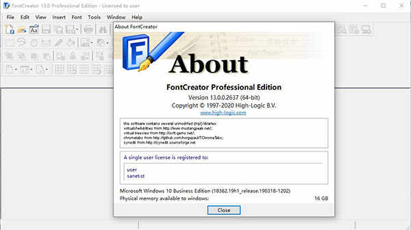 FontCreator Pro 13ƽ v13.0.0.2637