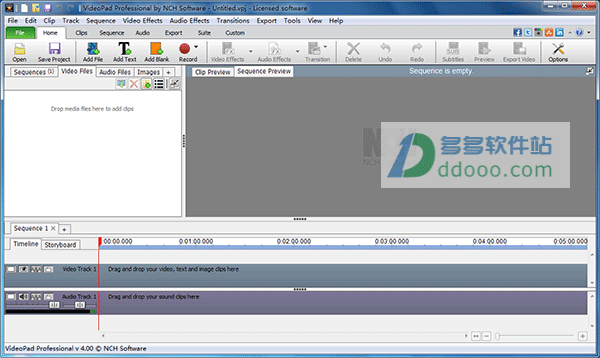 VideoPad Video Editor迷你视频编辑器下载 v13.03官方版
