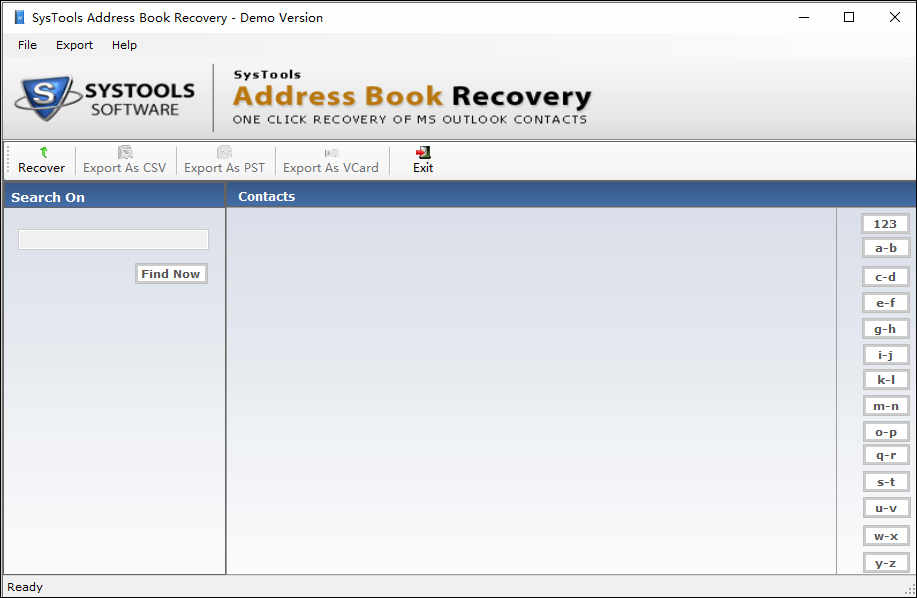 SysTools Address Book RecoveryͨѶָ