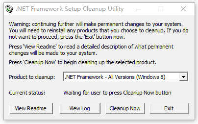 .net frameworkж�ع���cleanup tool���� .netж�ع���