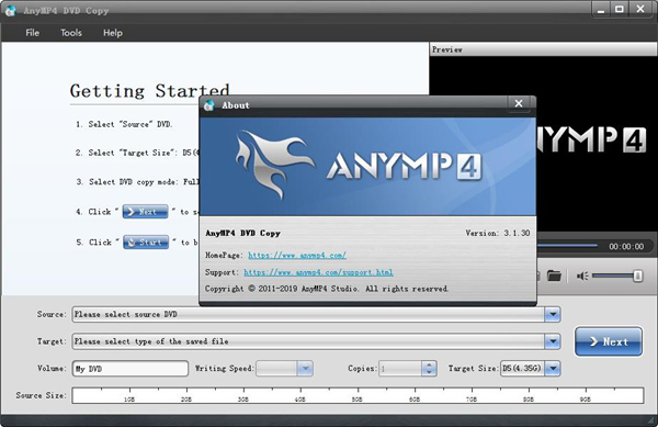 AnyMP4 DVD Copyƽ v3.1.30ɫ